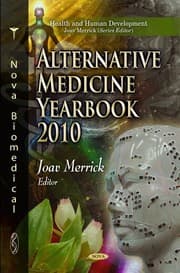 Tapa de Alternative Medicine Yearbook 2010