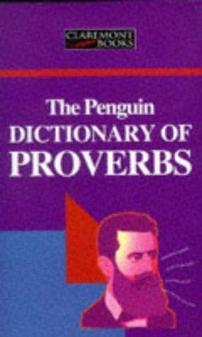 Tapa de Dictionary of Proverbs (Claremont)