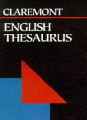 Tapa de English thesaurus