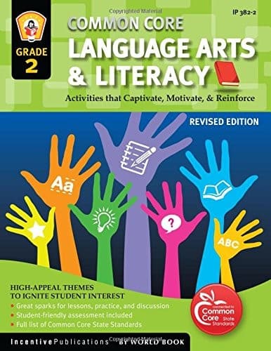 Tapa de Common Core Language Arts & Literacy Grade 2