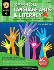 Tapa de Common Core Language Arts & Literacy Grade 4