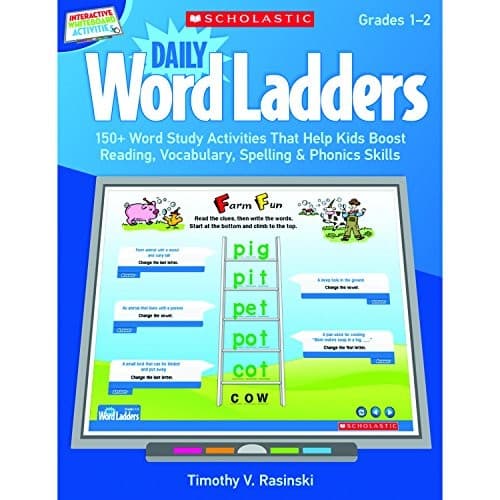 Tapa de Interactive Whiteboard Activities : Daily Word Ladders
