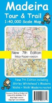Tapa de Madeira Tour & Trail Map - Paper Version