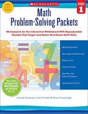 Tapa de Math Problem-Solving Packets