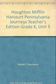 Tapa de Houghton Mifflin Harcourt Pennsylvania Journeys Teacher's Edition Grade 5, Unit 5