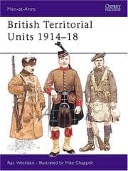 Tapa de British Territorial Units 1914-18