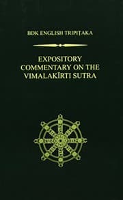 Tapa de Expository Commentary on the Vimalakirti Sutra