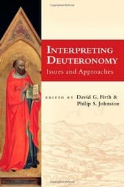 Tapa de Interpreting Deuteronomy