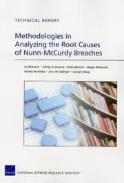 Tapa de Methodologies in Analyzing the Root Causes of Nunn-McCurdy Breaches