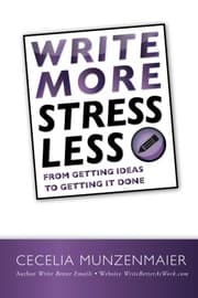 Tapa de Write More, Stress Less