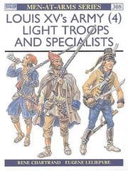 Tapa de Louis XV's Army (4) Light Troops & Specialists
