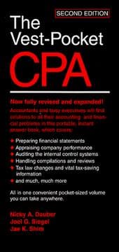 Tapa de The vest-pocket CPA