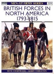 Tapa de British Army in North America 1793-1815