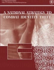 Tapa de A National Strategy to Combat Identity Theft