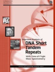 Tapa de Improved Analysis of DNA Short Tandem Repeats With Time-of-Flight Mass Spectrometry