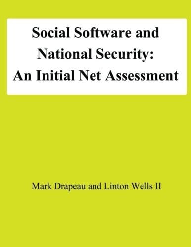 Tapa de Social Software and National Security
