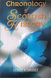 Tapa de Chronology of Scottish history