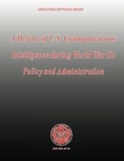 Tapa de A history of U.S. communications intelligence during World War II