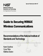 Tapa de Guide to Securing WiMAX Wireless Communications