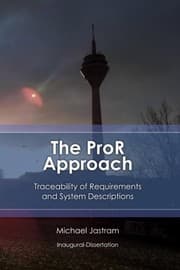Tapa de The ProR Approach : Traceability of Requirements and System Descriptions