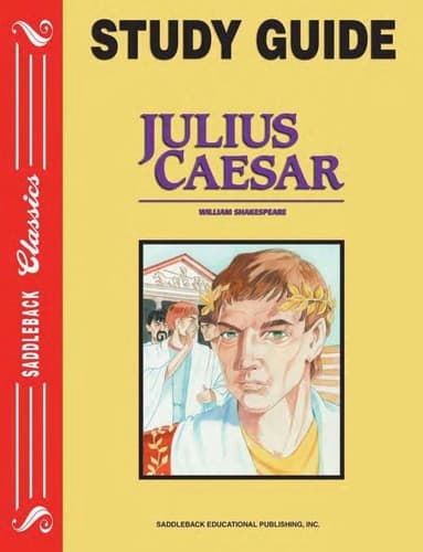Tapa de Study Guide. Julius Caesar