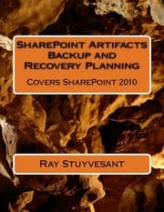 Tapa de SharePoint Artifacts Backup and Recovery Planning