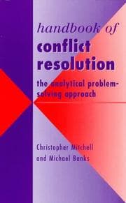 Tapa de Handbook of conflict resolution