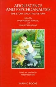 Tapa de Adolescence and psychoanalysis