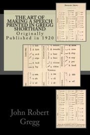 Tapa de The Art of Making a Speech - Printed in Gregg Shorthand