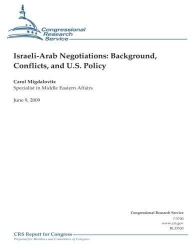 Tapa de Israeli-Arab Negotiations