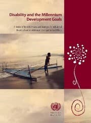 Tapa de Disability and the Millennium Development Goals