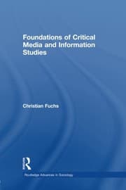 Tapa de Foundations of Critical Media and Information Studies