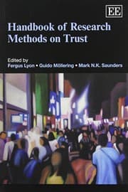 Tapa de Handbook of research methods on trust