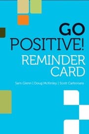Tapa de Go Positive! Lead to Engage Reminder Card