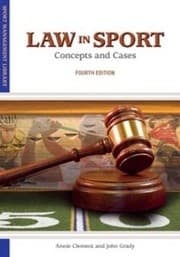 Tapa de Law in Sport