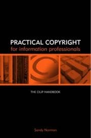 Tapa de Practical copyright for information professionals