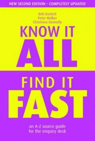 Tapa de Know It All, Find It Fast