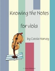 Tapa de Knowing the Notes for Viola