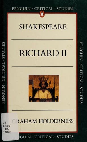 Tapa de William Shakespeare, Richard II