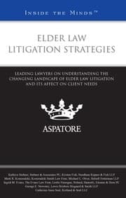 Tapa de Elder Law Litigation Strategies