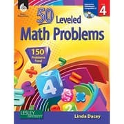 Tapa de 50 Leveled Math Problems Level 4