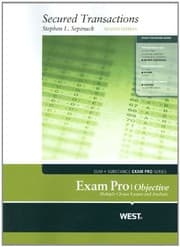 Tapa de Secured Transactions Exam Pro, Objective
