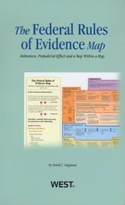 Tapa de Federal Rules of Evidence Map, 2012-2013