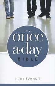 Tapa de NIV, Once-A-Day Bible for Teens, Paperback