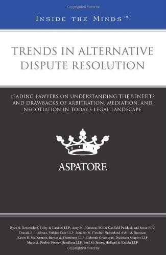 Tapa de Trends in Alternative Dispute Resolution