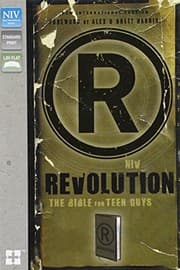 Tapa de NIV, Revolution : The Bible for Teen Guys, Leathersoft, Brown