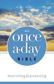 Tapa de NIV, Once-A-Day Morning and Evening Bible, Paperback