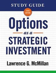 Tapa de Study Guide for Options as a Strategic Investment 5th Edition