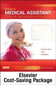 Tapa de Today's Medical Assistant - Text, Study Guide, and MediSoft Version 16 Demo CD Package