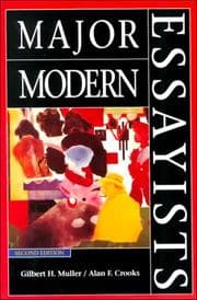 Tapa de Major modern essayists